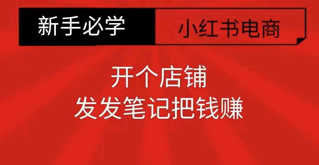 小红书零食共创【新手易上手】开个店铺，发发笔记把钱赚-DE云网创