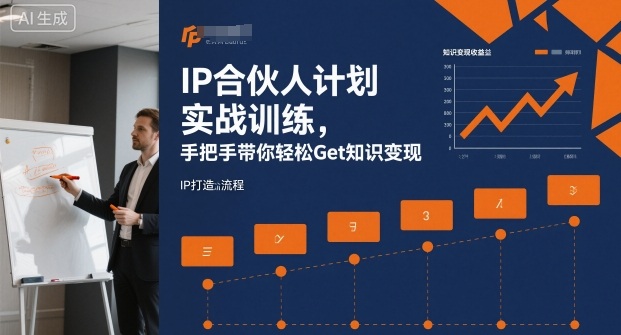 IP合伙人计划实战训练，手把手带你轻松Get知识变现-DE云网创