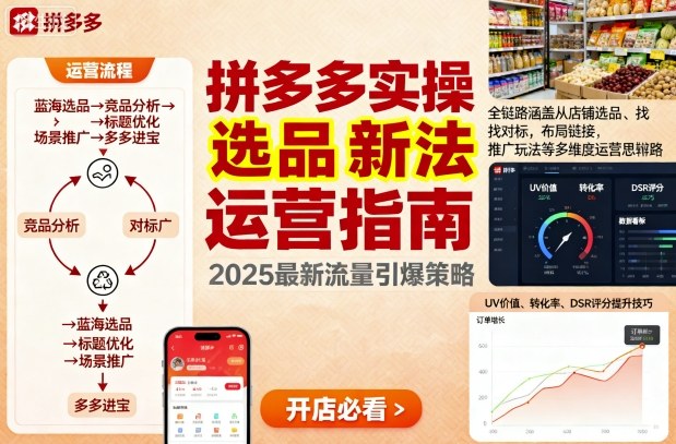 王校长9月12拼多多实操新玩法，全链路涵盖从店铺选品、找对标，布局链接，推广玩法等多维度运营思路(更新)-DE云网创