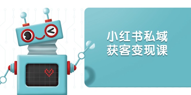 （13955期）小红书私域获客变现：账号设置/内容创作/规则解读/投放策略/获客技巧等-DE云网创