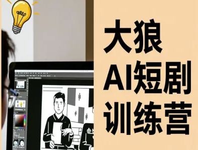 大狼AI短剧训练营-短剧课程(更新中)-DE云网创