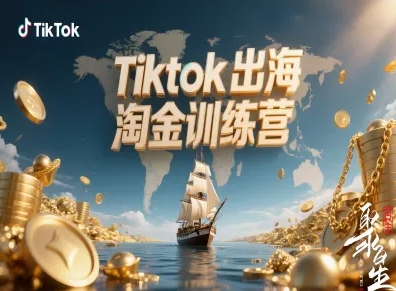 Tiktok出海淘金训练营，跨境电商TK实战变现-DE云网创