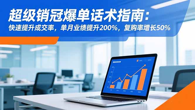 超级销冠爆单话术指南:快速提升成交率,单月业绩提升200%,复购率增长50%-DE云网创