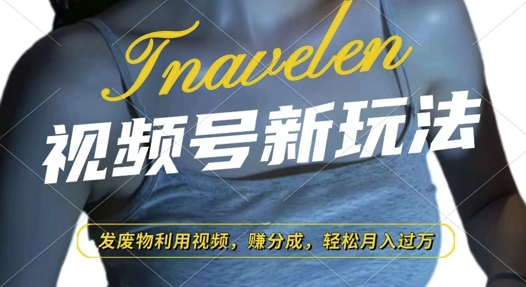 视频号新玩法,废物利用视频,撸分成收益,轻松月入过W【揭秘】-DE云网创