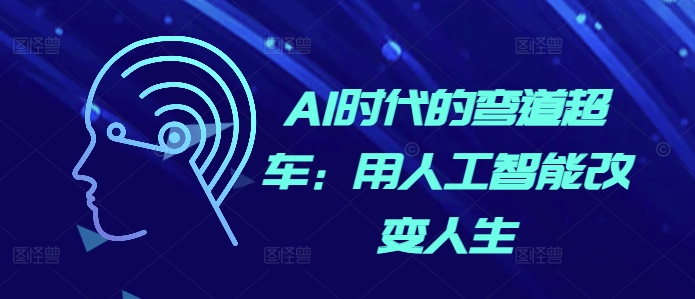 AI时代的弯道超车：用人工智能改变人生-DE云网创