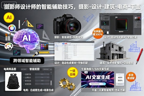 摄影师设计师的智能辅助技巧，摄影-设计-建筑-电商-平面-DE云网创