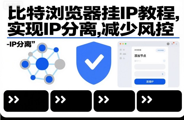 比特浏览器挂IP教程，实现IP分离，减少风控-DE云网创