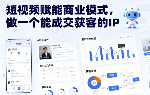 短视频赋能商业模式，做一个能成交获客的IP(更新)-DE云网创